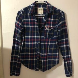 Abercrombie & Fitch Blue Flannel